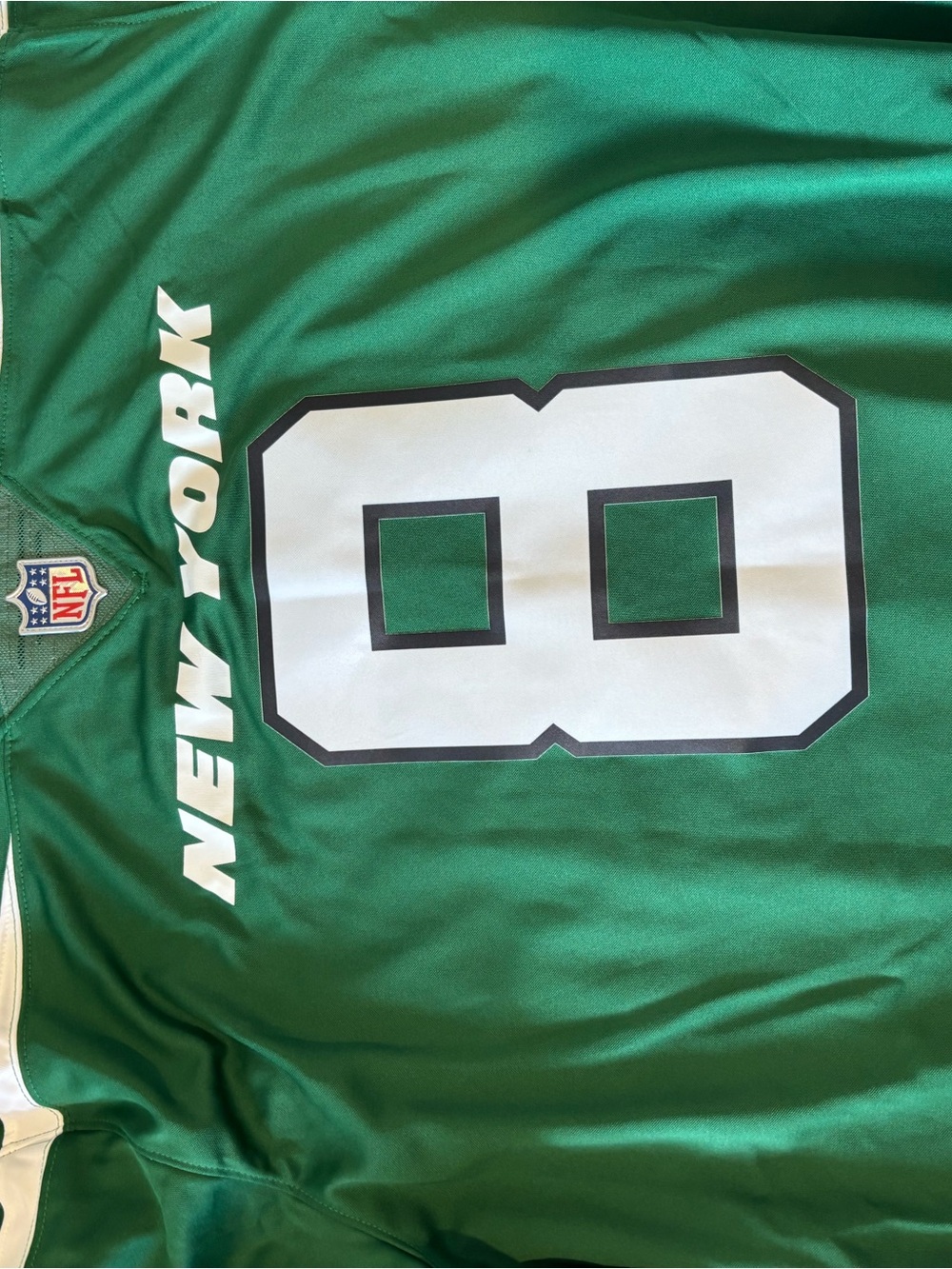 NFL Green Team Football Jersey with White Accents